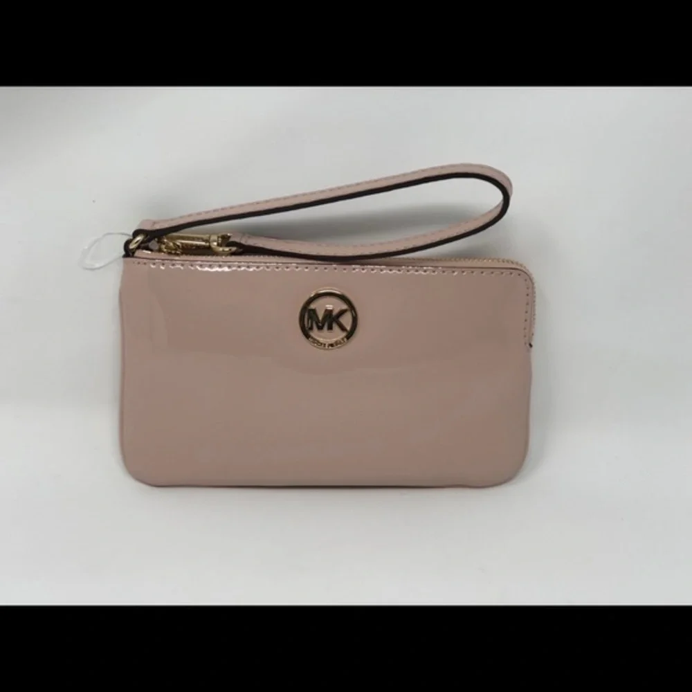 Michael kors Fulton large wristlet leather ballet